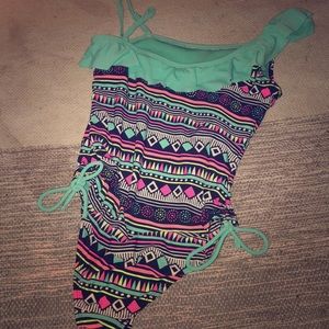 Colorful bathing suit